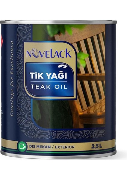 Teak Oil - Tik Yağı 2,5 Lt