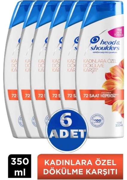 Head And Shoulders Kepek Karşıtı Şampuan Kadınlara Özel 350 ml 6 Adet
