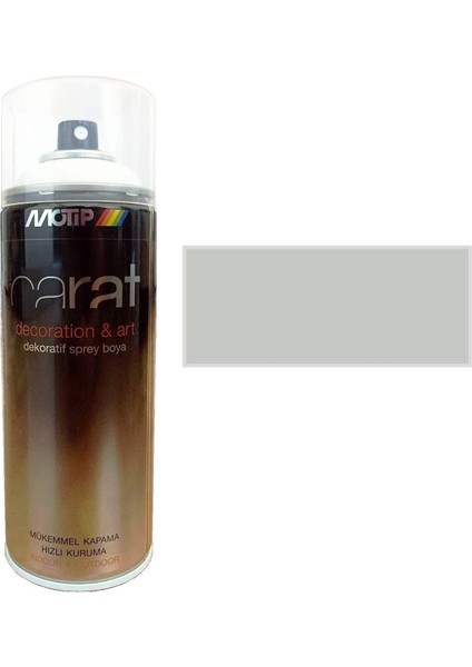 Carat Sprey Boya Gri Parlak 400 ml - RAL7035