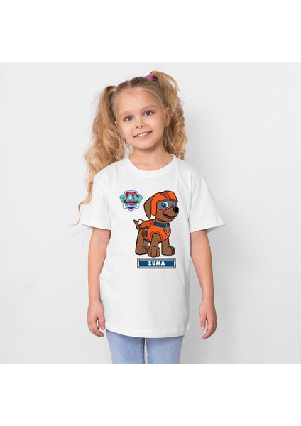Paw Patrol Zuma Baskılı Çocuk Tişört H08 fiyatları