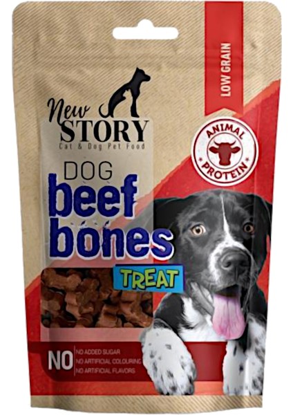 Dog Beef Bones Dana Etli Köpek Ödülü Yumuşak, Atıştırmalık 80 gr