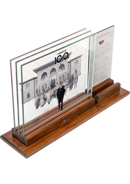 100. Yıl Anısına Takvimli Telefon Destekli 3 Boyutlu Dekoratif Cam Obje fırsatları