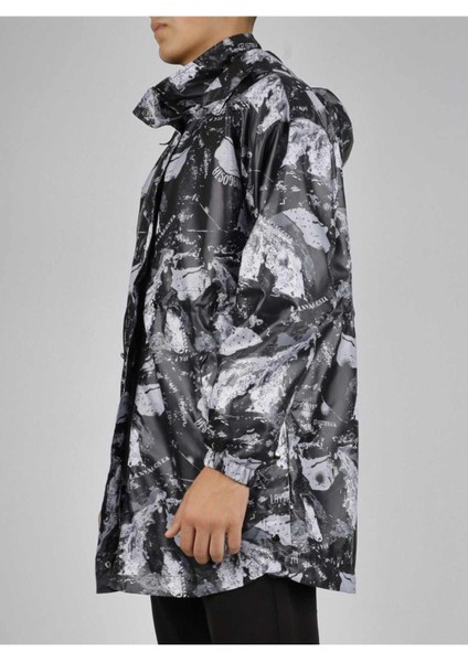 Erkek Kapüşonlu Uzun Yağmurluk Baharlık Mont modelleri