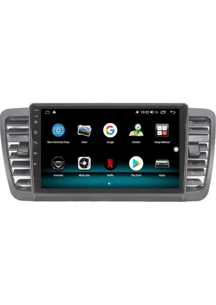 Subaru Legacy Android 13 Multimedya Carplay 4gb RAM+64GB HDD 2004-2009 Navigasyon Ekran