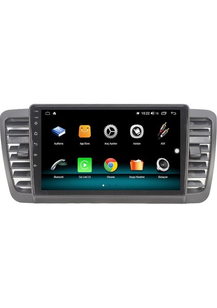 Subaru Legacy Android 13 Multimedya Carplay 4gb RAM+64GB HDD 2004-2009 Navigasyon Ekran