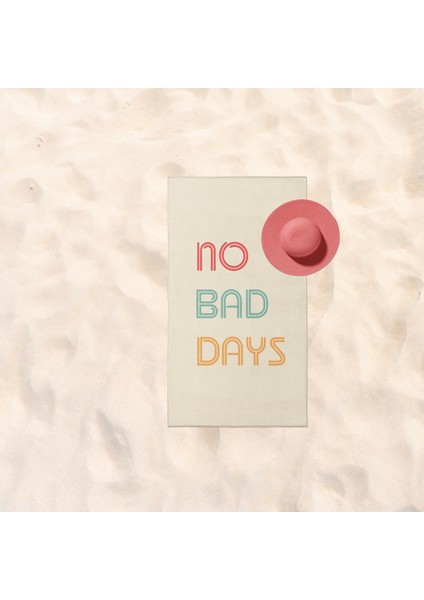 No Bad Days Plaj Havlusu - Microfiber