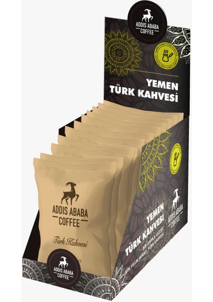 Addis Ababa Coffee Coffee Orta Kavrulmuş Türk Kahvesi 100 gr - 12'li Paket