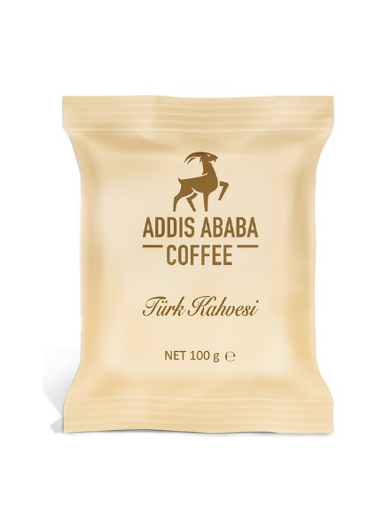 Addis Ababa Coffee Coffee Orta Kavrulmuş Türk Kahvesi 100 gr - 24'lü Paket