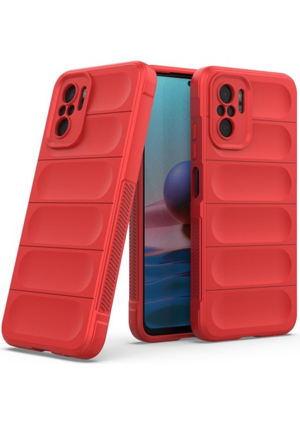 Redmi Note 10S Kılıf Mat Leke Yapmaz Elden Kaydırmaz Içi Kadife Kamera Korumalı Silikon