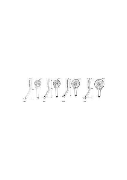 Ideal Standard Ideal Rain 100 3f El Duşu B9403AA