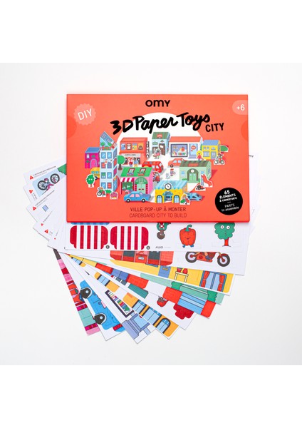 Omy 3D Paper Toys - City