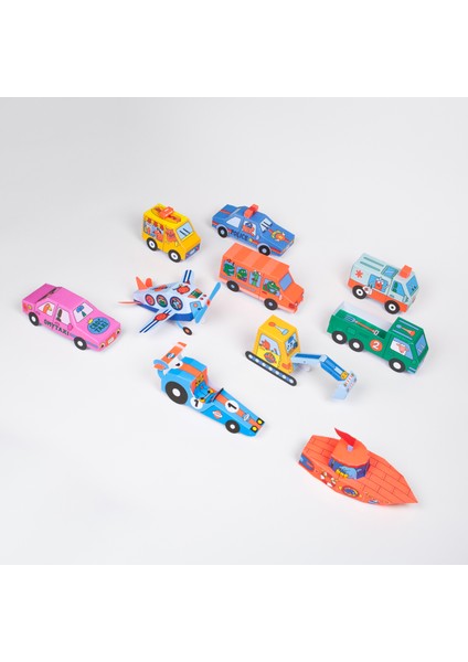 Omy 3D Paper Toys - Vroom