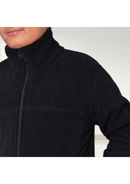 Yakamor kışlık Kalın Siyah Erkek Çocuk Polar Montu fiyatları