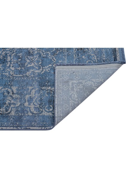 Verona Dyed Vrd 01 Dark Navy Overdyed Yumuşak Ipeksi Dokulu Modern Eskitme Tarz Makine Dokuması Halı fırsatları