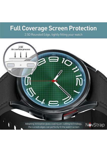 Samsung Galaxy Watch 6 Classic 47MM ile Uyumlu Ekran Koruyucu Nano Esnek Cam Tam Ppm indirimleri