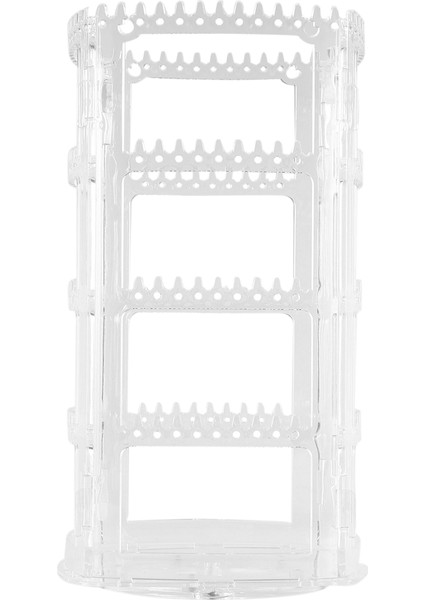 360 Dönen Küpe Tutucu Standı Temizle Küpe Organizatör, Küpe Bilezikler Için Akrilik Takı Depolama Vitrin (Yurt Dışından)