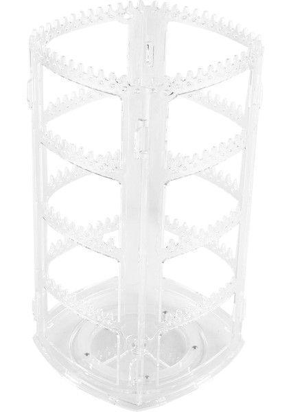 360 Dönen Küpe Tutucu Standı Temizle Küpe Organizatör, Küpe Bilezikler Için Akrilik Takı Depolama Vitrin (Yurt Dışından) modelleri