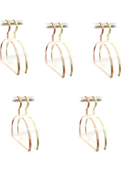10 Adet/Grup Çok Fonksiyonlu Eşarp Kemer Yuvarlak Elbise Askıları Demir Yuvarlak Askılar Eşarp Askıları Metal Yuvarlak Askı (Yurt Dışından)