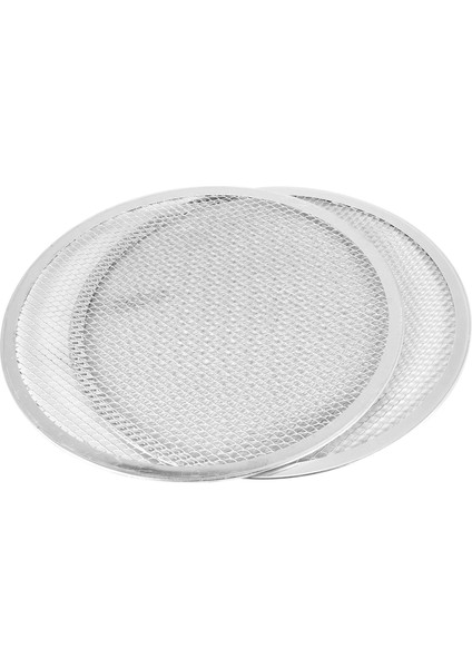 Pizza Eleği, Pizza Tavası, Fırın Için Pizza Tavası, Pizza Tepsisi, 12 Inç Dikişsiz Çerçeveli Alüminyum Yapışmaz Pizza Eleği (2pcs) (Yurt Dışından)