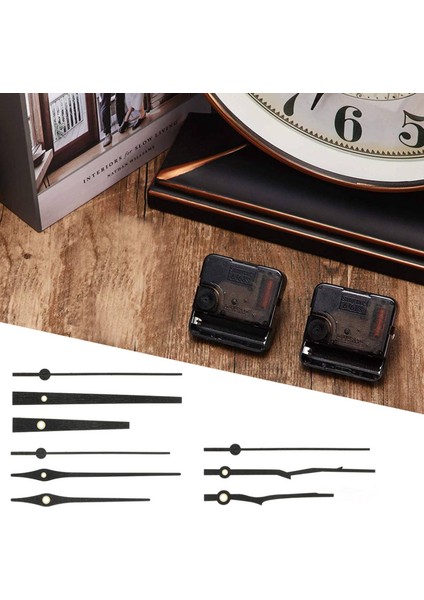 Dıy Kuvars Hareketi Duvar Saati Kiti Ceviz Ahşap Eller Için 12 Inç Saat Mekanizması Yedek Parçalar Aracı 20mm, A (Yurt Dışından)