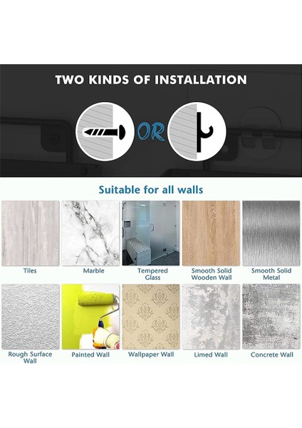 Duş Rafı Düzenleyici (2 Paket) 2 Sabunluk, Banyo Sepeti Rafları, Sondaj Yok Duvara Monte Duş Depolama (Yurt Dışından) fırsatları