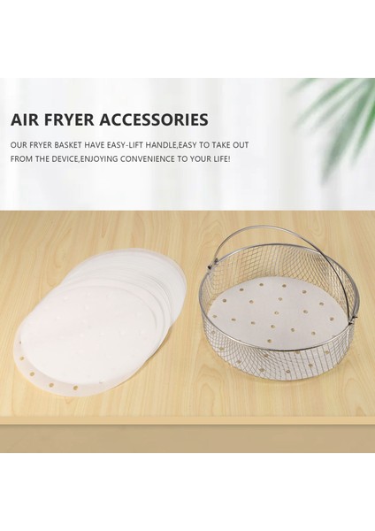 Ninja Foodi 6.5 Için Örgü Vapur Sepeti Için Hava Fritöz Sepeti, 8qt, Hava Fritöz Sepeti, Saplı Hava Fritöz Gevrek Sepeti (Yurt Dışından) fiyatları