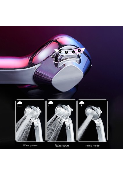 4 Dişli Basınçlı Duş Başlığı Yenilikçi Püskürtme Dişli Püskürtücü Banyo Aksesuarları Su Püskürtme Memesini Durdurmak Için Bir Anahtar (Yurt Dışından) modelleri