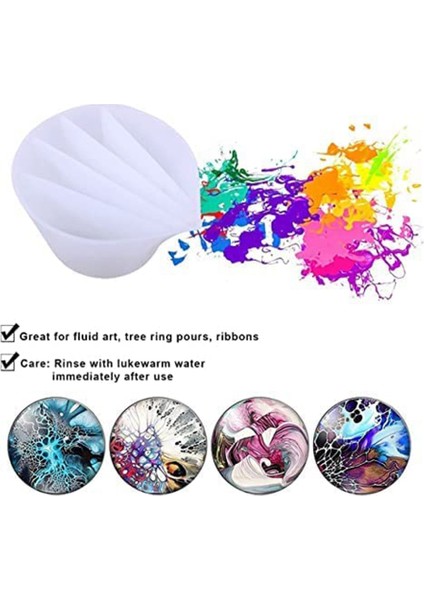 Yeniden Kullanılabilir 2/3/4/5 Kanal Bölünmüş Renk Karıştırma Bardak, Reçine Dökme Boyama Araçları Dıy Yapımı Çizim Aksesuarları (Yurt Dışından) fiyatları