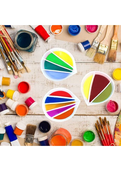 Yeniden Kullanılabilir 2/3/4/5 Kanal Bölünmüş Renk Karıştırma Bardak, Reçine Dökme Boyama Araçları Dıy Yapımı Çizim Aksesuarları (Yurt Dışından) indirimleri