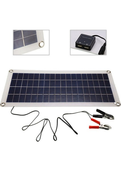 1x8w 12v Çift Usb/Dc Esnek Güneş Paneli Verimli Araç Akü Şarjı Kamp (Yurt Dışından) indirimleri