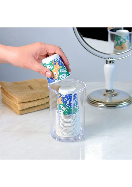 Tek Kullanımlık Kağıt Bardak Için Akrilik Banyo Bardak Dağıtıcı Tutucu, Banyo Misafir Odası Sayacı Için Gargara Bardak Tutucu (Yurt Dışından)