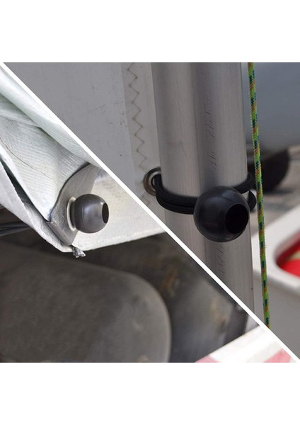 30 Adet Bungee Kordon Topları Ile Elastik Bağları Bungee Geçiş Yapar Bağları Çadırlar, Çadır Afişleri, Bayrak Direkleri, Muşamba (Yurt Dışından) modelleri