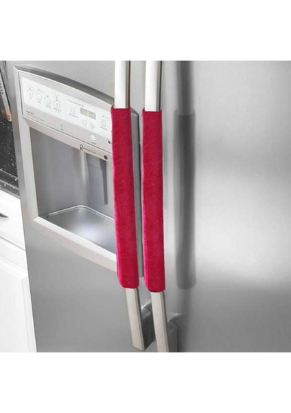 1 Çift Buzdolabı Kulp Kapağı Pratik Kapı Tokmağı Kapı Kolu Kapağı Çift Kapılı Buzdolabı Eldiveni, Siyah (Yurt Dışından) modelleri