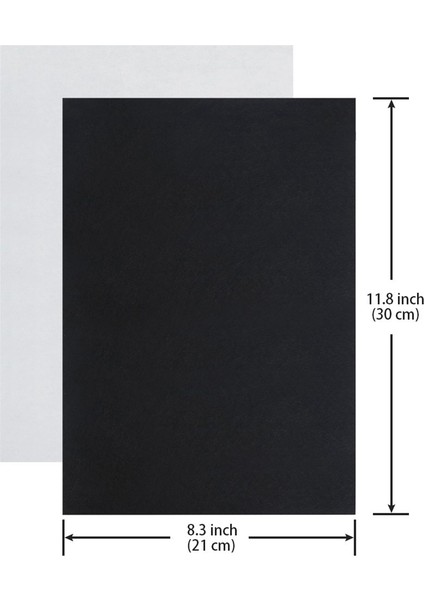 Siyah Yapışkanlı Arka Keçe Levhalar Kumaş Yapışkanlı Arka Levhalar Kendinden Yapışkanlı Dayanıklı Ve Suya Dayanıklı, 10 Adet (Yurt Dışından) fiyatları