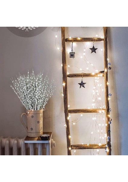 Gümüş Yapay Glitter Berry Kök Noel Seçtikleri Süslemeleri Dıy Çelenk Ev Dekor Için Glitter Sticks (Yurt Dışından) indirimleri