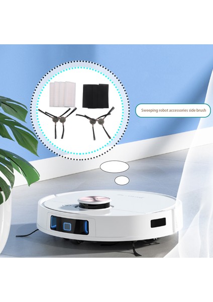 Süpürme Robotu Aksesuarlarına Uygun, Yan Fırça / M201 / T700 / M500 / 501 Filtre Eleği (Yurt Dışından)