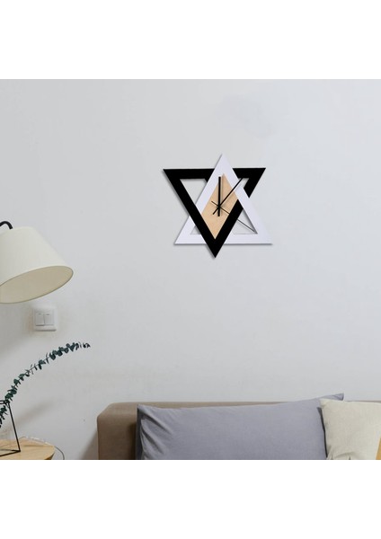 Iskandinav Kişilik Duvar Saati Vintage Dilsiz Minimalist Dekoratif Saat (Yurt Dışından)