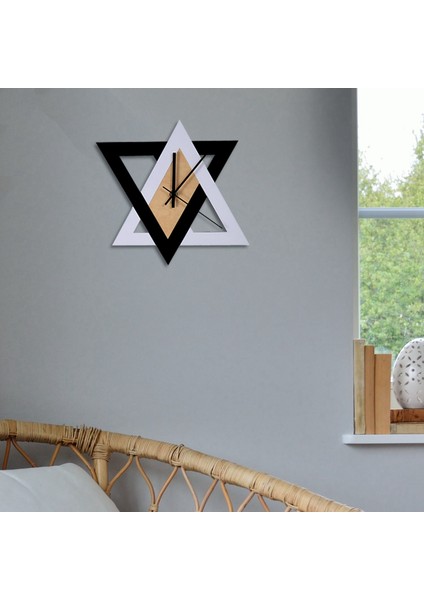 Iskandinav Kişilik Duvar Saati Vintage Dilsiz Minimalist Dekoratif Saat (Yurt Dışından)