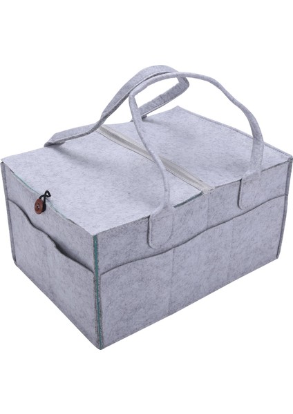 Katlanabilir Keçe Bebek Bezi Organizatör Çıkarılabilir Kapaklı Saklama Çantası Çocuk Oyuncakları Taşınabilir Çanta Kutusu Araba Seyahat Için Değişen Masa Organizatör (Yurt Dışından)