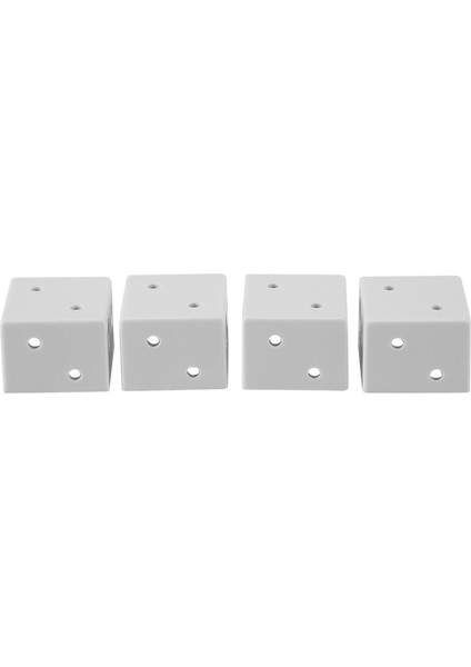 Inç Kör Braketler Beyaz Profil Kutusu Montaj Braketi Pencere Panjurları Başlık Braketi (Yurt Dışından)