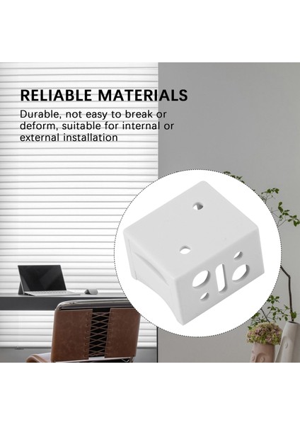 Inç Kör Braketler Beyaz Profil Kutusu Montaj Braketi Pencere Panjurları Başlık Braketi (Yurt Dışından) modelleri