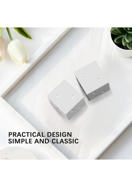 Inç Kör Braketler Beyaz Profil Kutusu Montaj Braketi Pencere Panjurları Başlık Braketi (Yurt Dışından) indirimleri