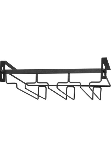 Gui xulian Şarap Bardağı Rafı Dolap Altı, 3 Sıra Asılı Kadeh Takımı Rafı Metal Bardak Tutucu Depolama Askısı Mutfak, Bar, Vb (Yurt Dışından)