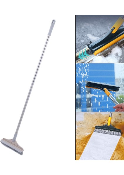 2'Si 1 Arada Ev Mutfak Zemin Fırçalama Fırçası 120° Dönen Banyo Fırçası - Sarı Yeşil (Yurt Dışından) indirimleri