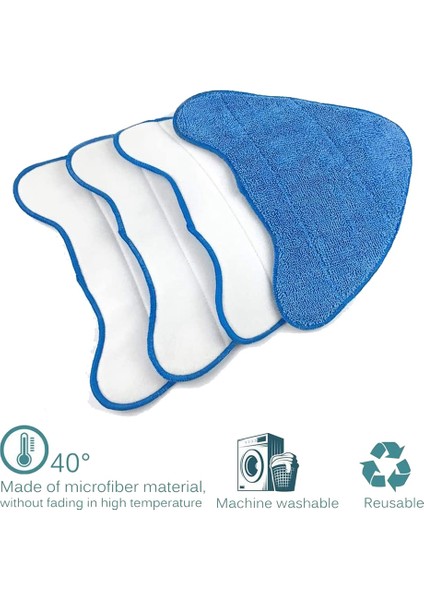 8 paket yedek buhar paspas temizleme pedleri Hoover vax S85-cm Buhar Mikrofiber Temizleme Mop Pedler Temizleyici (Yurt Dışından)