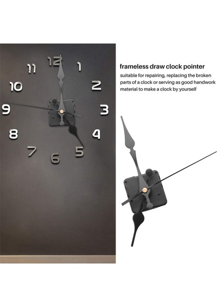 4 Adet Uzun Şaft Kuvars Saat Hareketi Mekanizması Motor Kiti Ile 6 Çift Farklı Saat Onarım Parçaları Değiştirme (Yurt Dışından) fırsatları