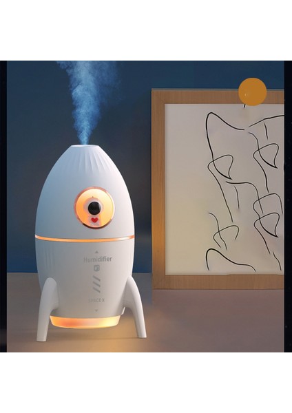 350ml Astronot Nemlendirici Sprey Masaüstü Ev Yatak Odası Mini Aromaterapi Makinesi Usb Şarj Arıtma, Beyaz (Yurt Dışından) indirimleri