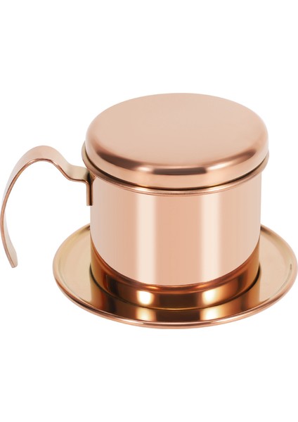 Paslanmaz Çelik Vietnamca Kahve Filtresi Tek Fincan Vietnam El Punch Pot Damlama Filtresi Cezve Vietnamca Cezve Damla Filtre Fincan Aile Dış Mekan Kullanımı (Yurt Dışından)