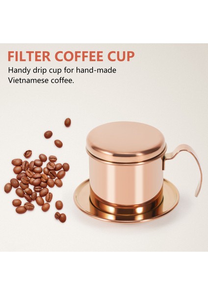 Paslanmaz Çelik Vietnamca Kahve Filtresi Tek Fincan Vietnam El Punch Pot Damlama Filtresi Cezve Vietnamca Cezve Damla Filtre Fincan Aile Dış Mekan Kullanımı (Yurt Dışından) fiyatları