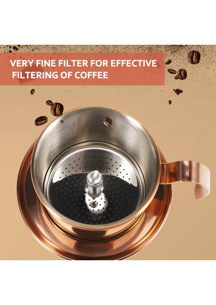 Paslanmaz Çelik Vietnamca Kahve Filtresi Tek Fincan Vietnam El Punch Pot Damlama Filtresi Cezve Vietnamca Cezve Damla Filtre Fincan Aile Dış Mekan Kullanımı (Yurt Dışından) fırsatları